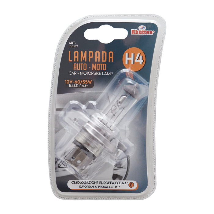 LAMPADINA AUTO H4 12V 60/55W P43T