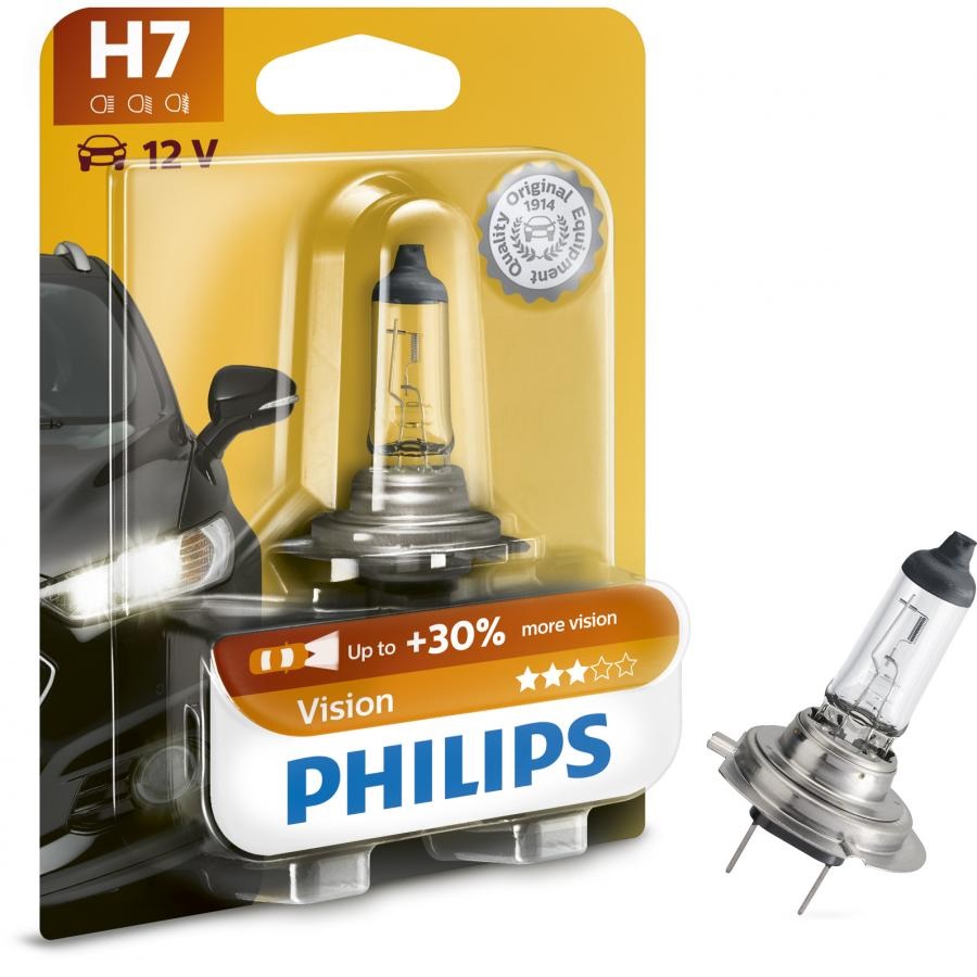 LAMPADINA AUTO H7 12V 55W PHILIPS VISION