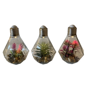 LAMPADINA GARDEN DIAMOND H19CM CON LED.