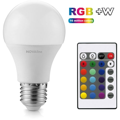 LAMPADINA LED GOCCIA E27 9W RGB