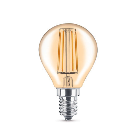 LAMPADINA LED SFERA E14 4W 2700K VINTAGE.