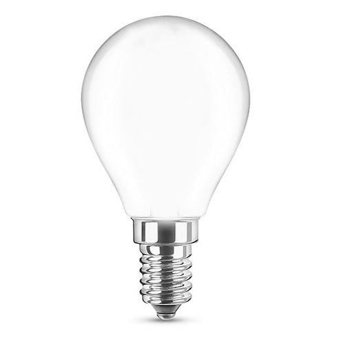 LAMPADINA LED SFERA E14 6W 2700K 806LM OPALE