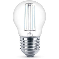 LAMPADINA LED SFERA E27 4W CON LUCE BLU