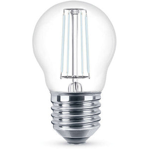 LAMPADINA LED SFERA E27 4W CON LUCE BLU