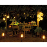 LANTERNA PENSILE SOLARE H23CM BIANCA IN NYLON