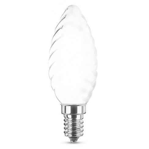 LAMPADINA LED TORCIGLIONE E14 6W 2700K 806LM OPALE