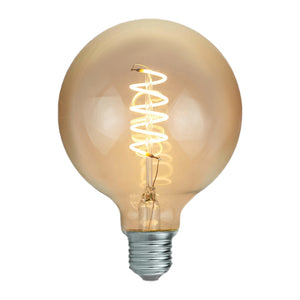 LAMPADINA SPIRALE LED VINTAGE G95 4W E27.