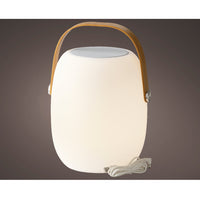 LANTERNA SPEAKER H32CM BIANCA CON MANICO.