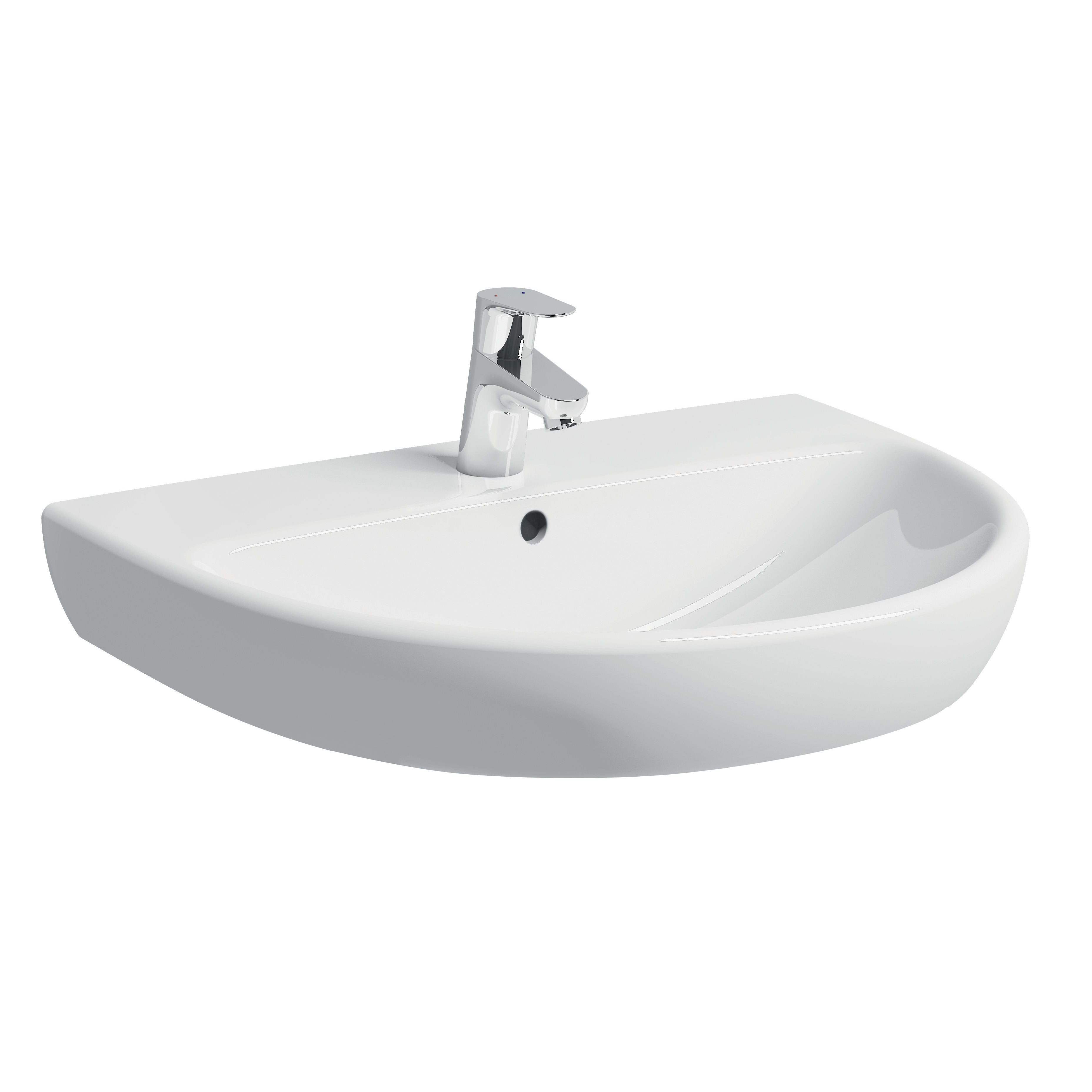LAVABO SELNOVA CERAMICA BIANCA 65CM