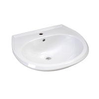 LAVABO IDRO CERAMICA BIANCA 61CM