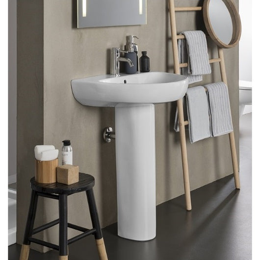 LAVABO SELNOVA CERAMICA BIANCA 65CM