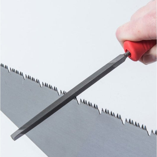 LIMA TRIANGOLARE ACUTA 125MM TAGLIO 2 PER SEGHE