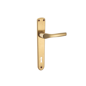 MANIGLIA BICA BRONZO CON PLACCA PATENT 206X42X7MM