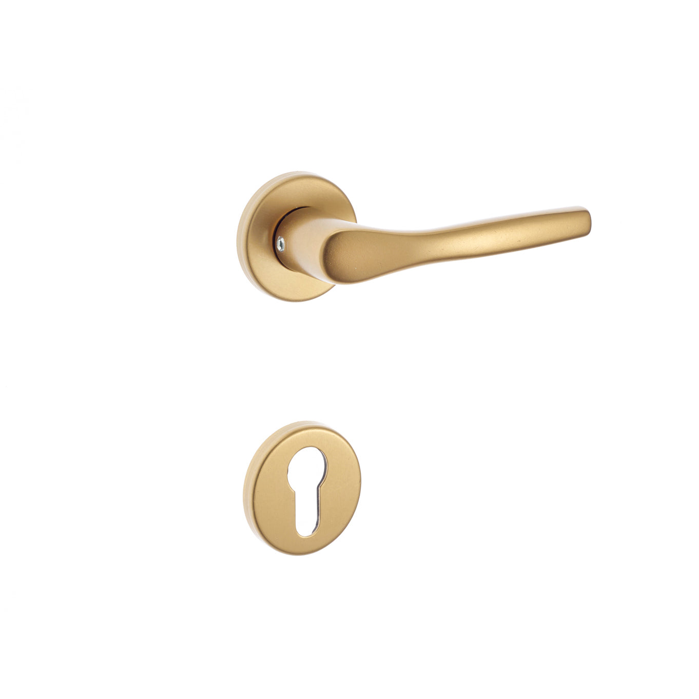 MANIGLIA BICA BRONZO CON ROSETTE YALE