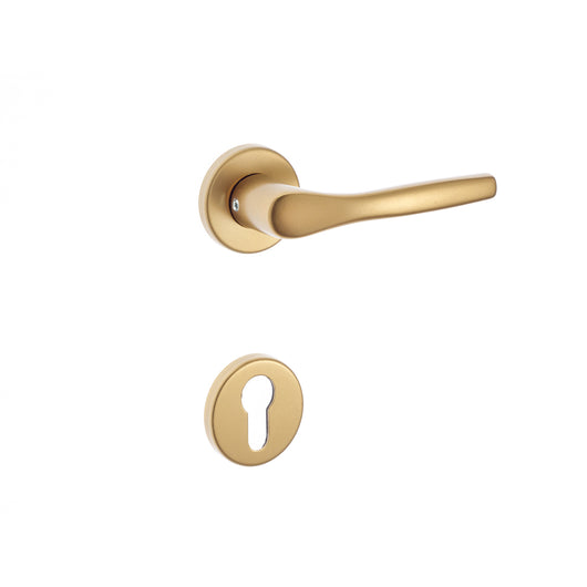 MANIGLIA BICA BRONZO CON ROSETTE YALE