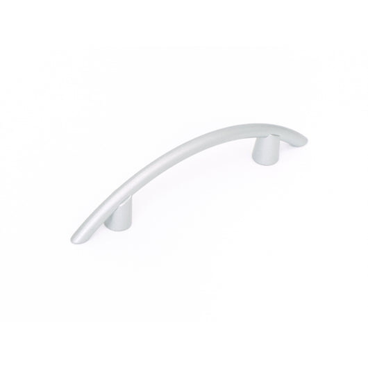 MANIGLIA IN METALLO MODERNA ARGENTO 64MM TIPO D