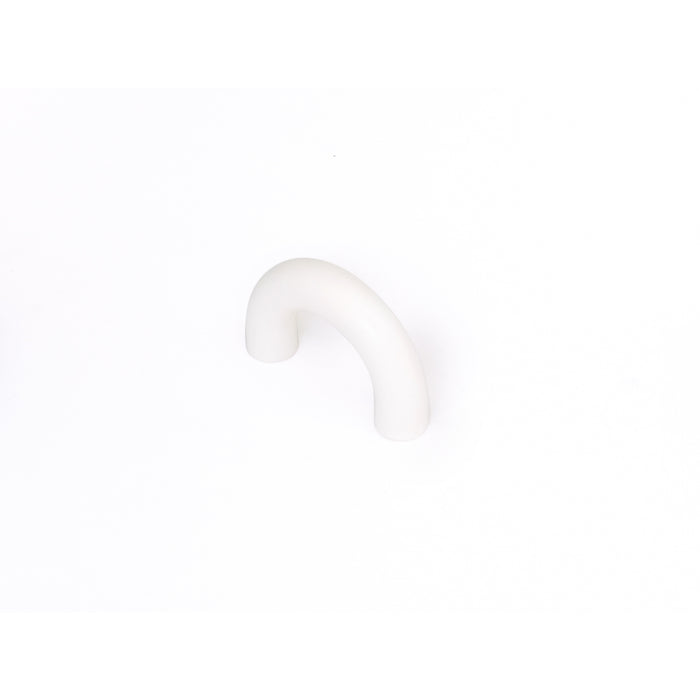 MANIGLIETTA ARCO 32MM IN PLASTICA BIANCA