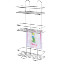 MENSOLA DOCCIA FRANCY 3 RIPIANI 26X11X53CM CROMO