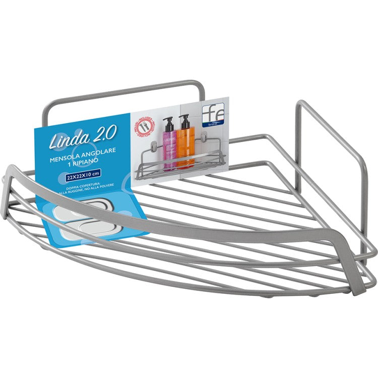 MENSOLA ANGOLARE 1 RIPIANO.22X11X22CM