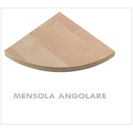 MENSOLA ANGOLARE ROVERE SBIANCATO CM. 1.8X30X30