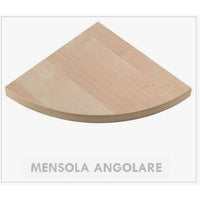 MENSOLA ANGOLARE ROVERE SONOMA CM. 1.8X30X30