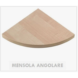 MENSOLA ANGOLARE ROVERE SONOMA CM. 1.8X30X30