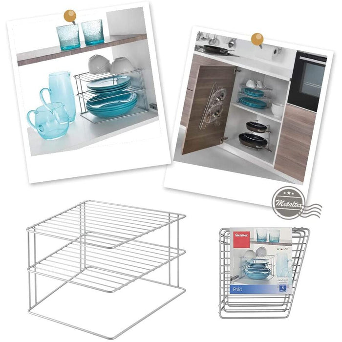 MENSOLA ANGOLARE 2 PIANI POLYTHERM CM 25X25X19 PAL