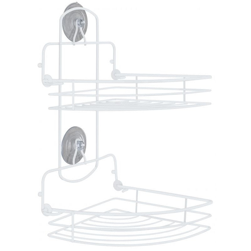 MENSOLA ANGOLARE POCO 19X19XH40CM BIANCA