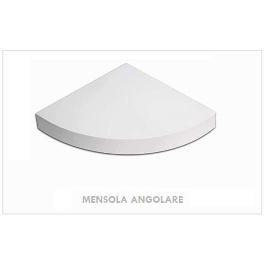 MENSOLA ANGOLARE BIANCA CM.1.8X30X30