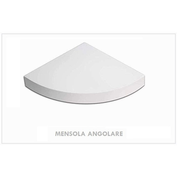 MENSOLA ANGOLARE BIANCA CM.1.8X30X30