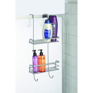 MENSOLA DOCCIA LINDA 2 RIPIANI 25X21XH60CM GRIGIA