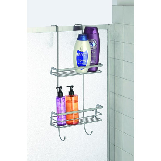 MENSOLA DOCCIA LINDA 2 RIPIANI 25X21XH60CM GRIGIA