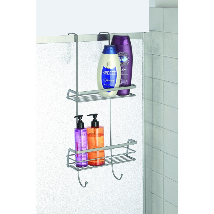 MENSOLA DOCCIA LINDA 2 RIPIANI 25X21XH60CM GRIGIA