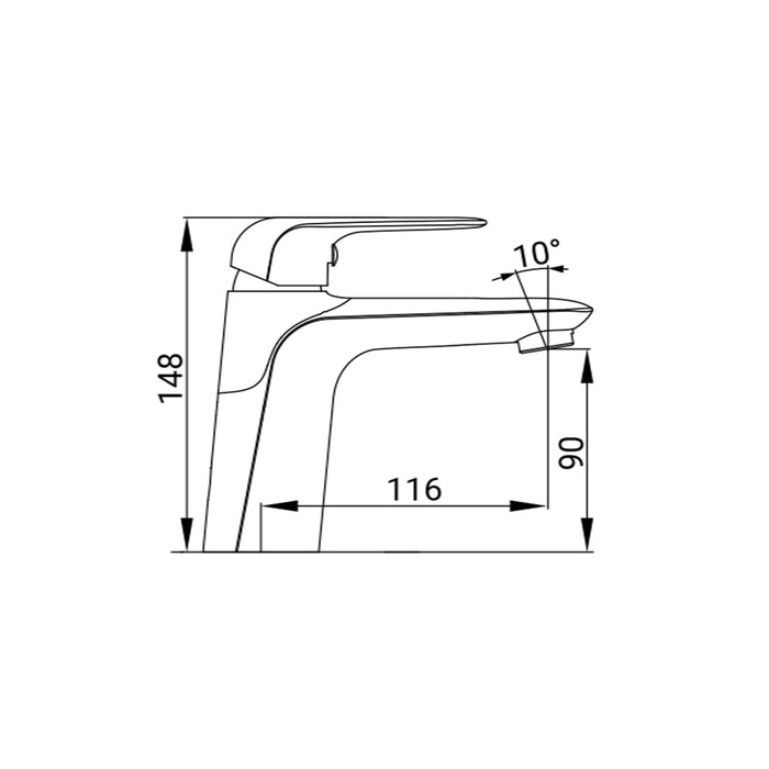 MISCELATORE LAVABO LIVINA 30MM CROMO