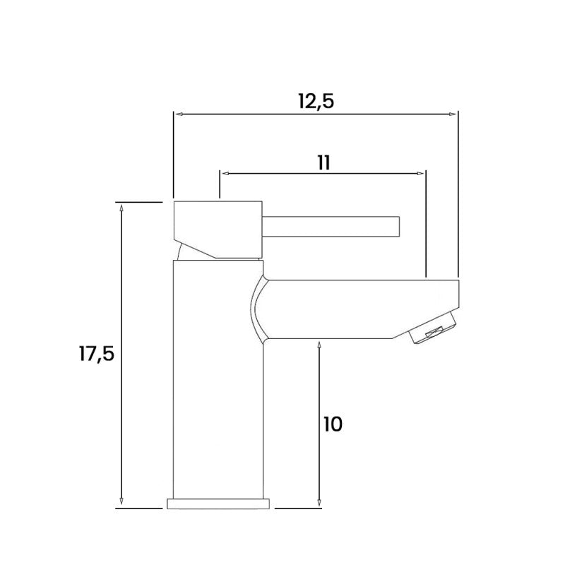 MISCELATORE LAVABO YORK SPAZZOLATO