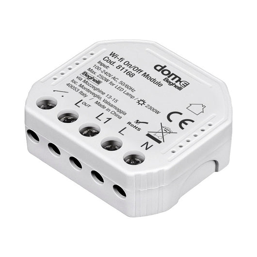MODULO SMART ATTUATORE ON/OFF MAX 2300W IP20 DOM-E