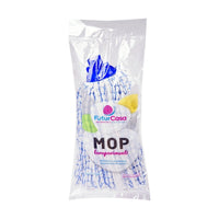 MOP BIANCO / BLU 120GR MICROFIBRA.
