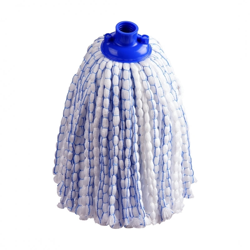 MOP BIANCO / BLU 120GR MICROFIBRA.