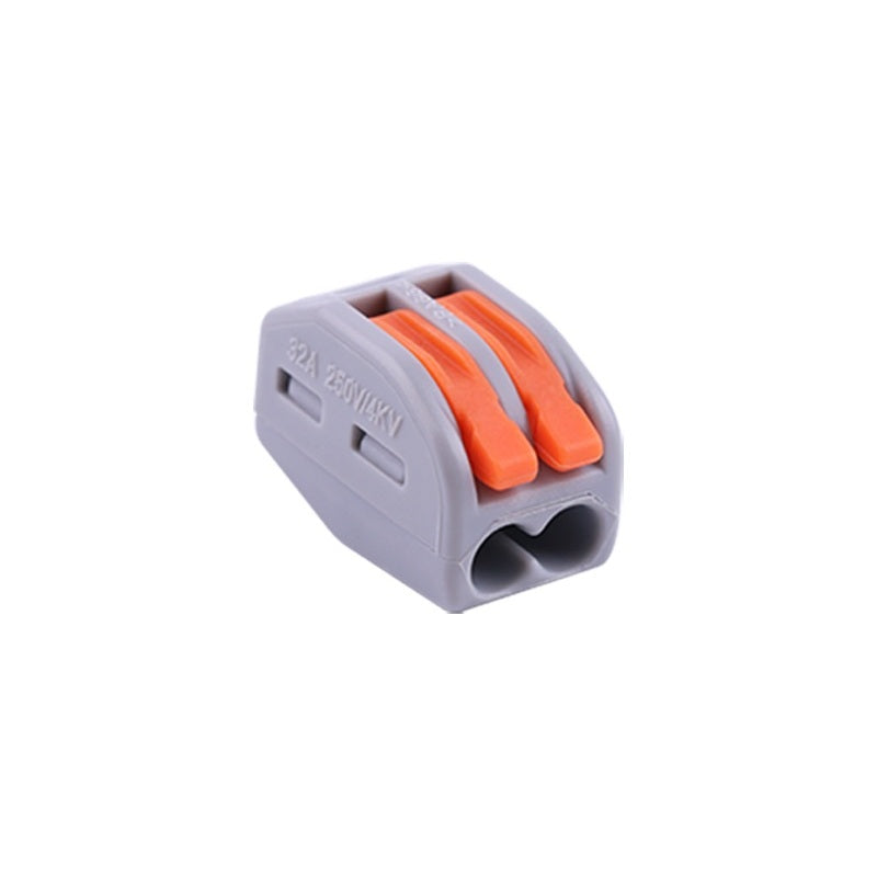 MORSETTO AD INNESTO RAPIDO A 2 VIE PER CAVI 1/4MMQ