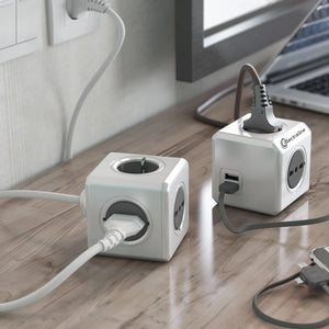 MULTIPRESA CUBO POWERCUBE 2 SCHUKO E 2 PRESE BIVAL