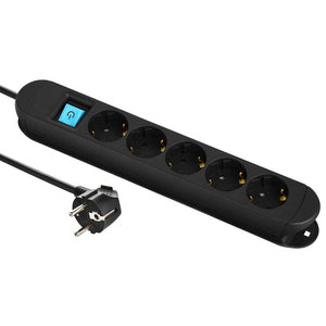 MULTIPRESA DA LAVORO CON 5 SCHUKO 16A CON MAGNETI