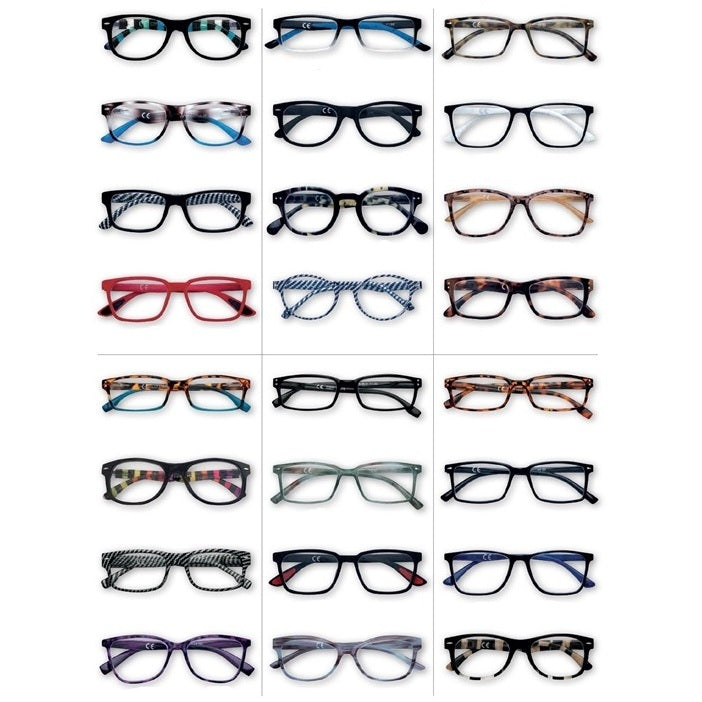 OCCHIALI DA LETTURA CON GRADAZIONI ASSORTITE.