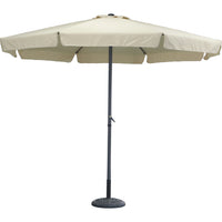 OMBRELLONE ELBA D.3M BEIGE E STRUTTURA GRIGIA