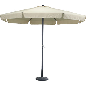 OMBRELLONE ELBA D.3M BEIGE E STRUTTURA GRIGIA