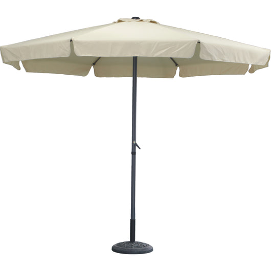 OMBRELLONE ELBA D.3M BEIGE E STRUTTURA GRIGIA