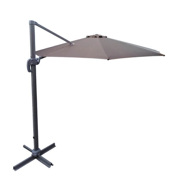 OMBRELLONE ROMA D.3,5M KHAKI BRACCIO LATERALE CON