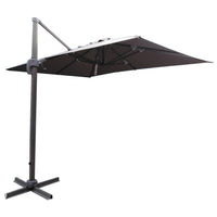 OMBRELLONE ROMA 2,5X3,3M HKAKI E STRUTTURA SCURA