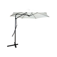 OMBRELLONE SORRENTO D.3M BIANCO A BRACCIO LATERALE