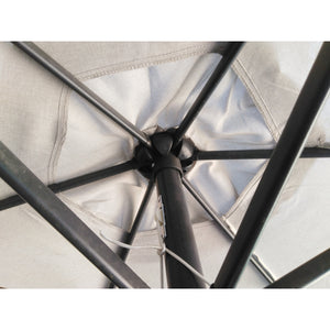 OMBRELLONE TIVOLI D.2.7M TORTORA E STRUTTURA NERA