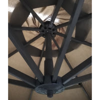 OMBRELLONE ROMA D.3,5M KHAKI BRACCIO LATERALE CON